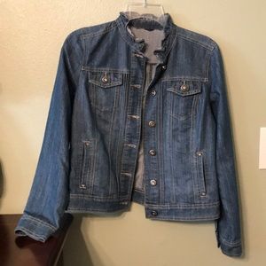 Jean Jacket with Bling Buttons-S